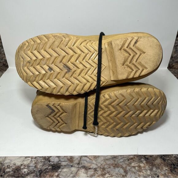 Sorel Beige Leather Insulated Waterproof Winter Boots - Picture 6 of 8